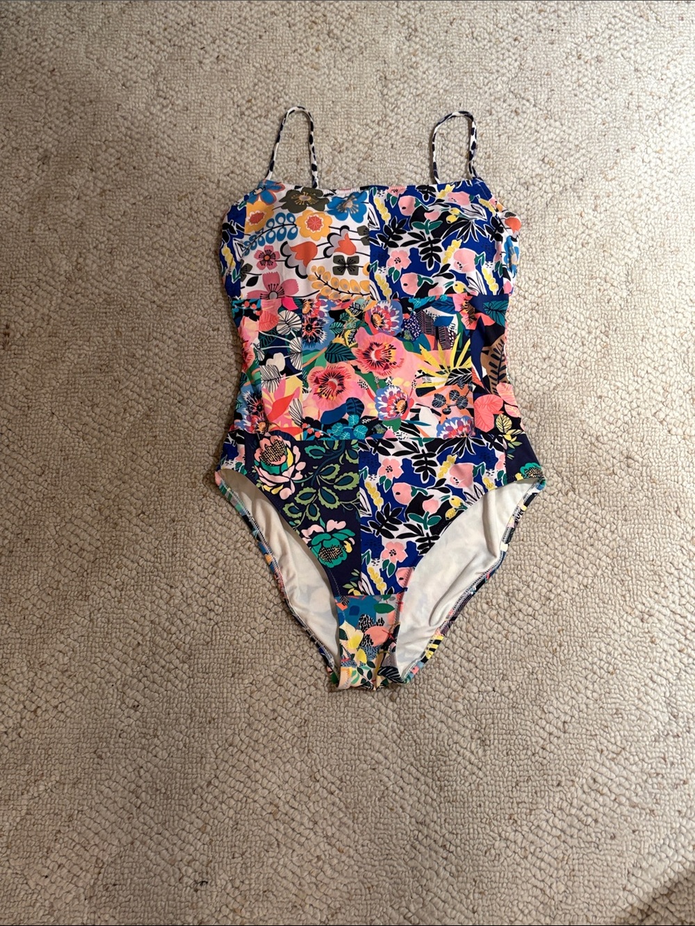 Johnny Was Women Floral One-Piece Swimsuit - Navy Multi